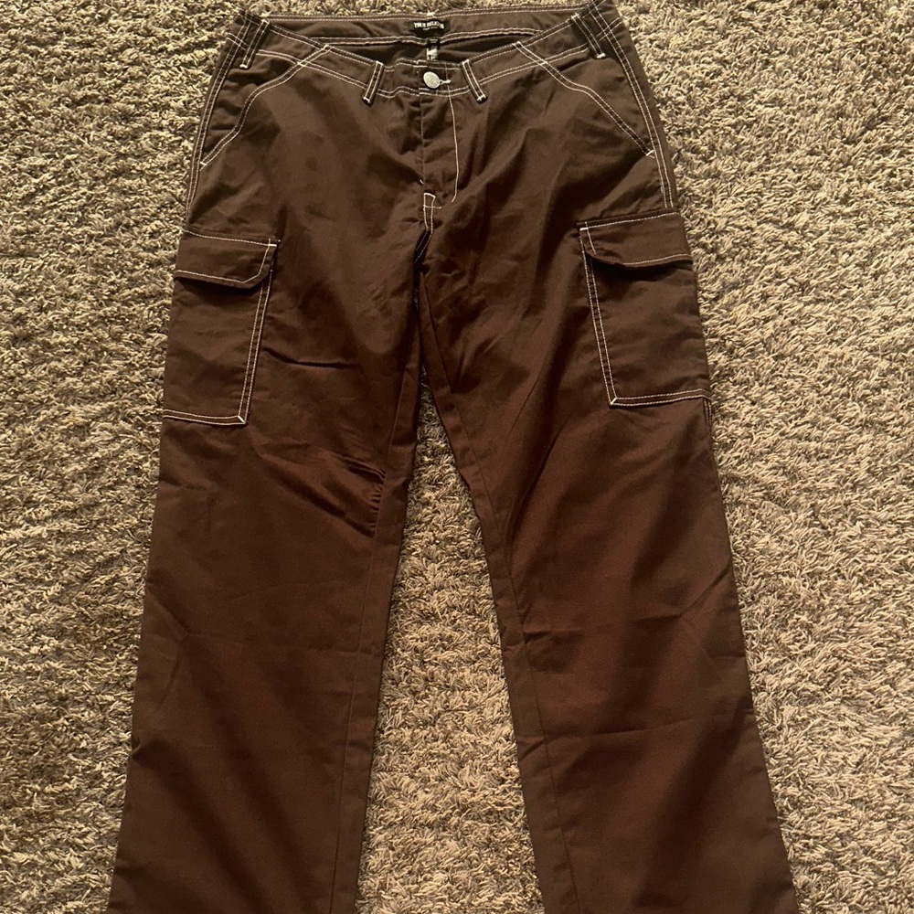 True Religion Dark Brown Cargo Pants